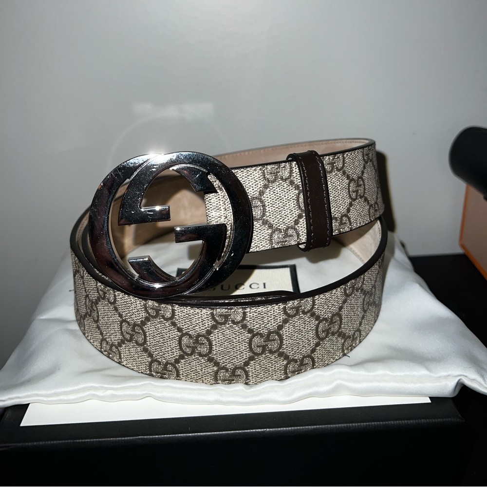 GG Supreme belt with G buckle